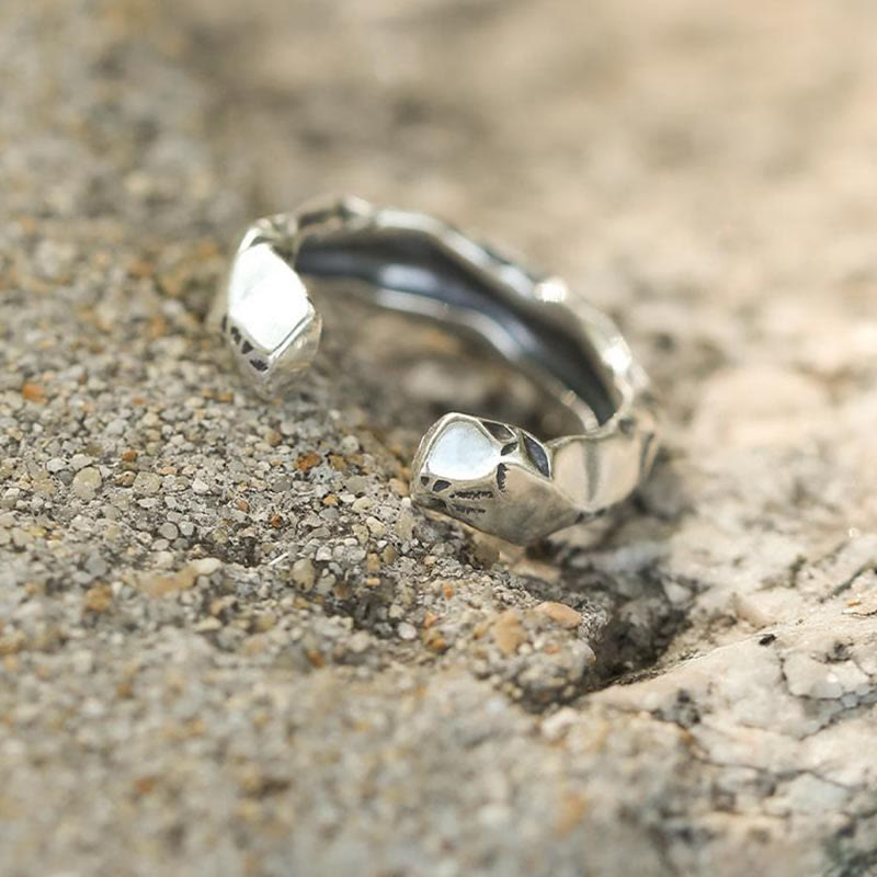 WorldNorse 925 Sterling Silver Wish Emblem Hammered Earrings - image 7