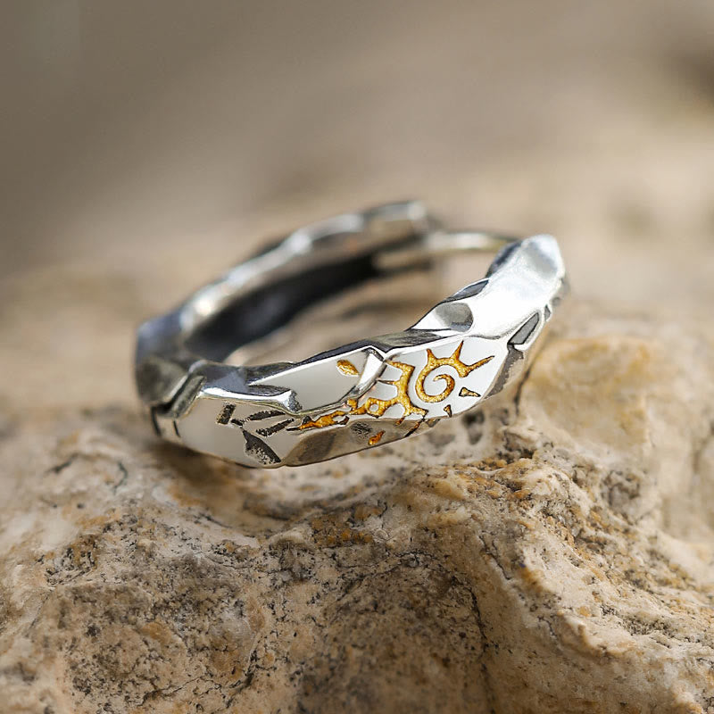 WorldNorse 925 Sterling Silver Wish Emblem Hammered Earrings - image 11