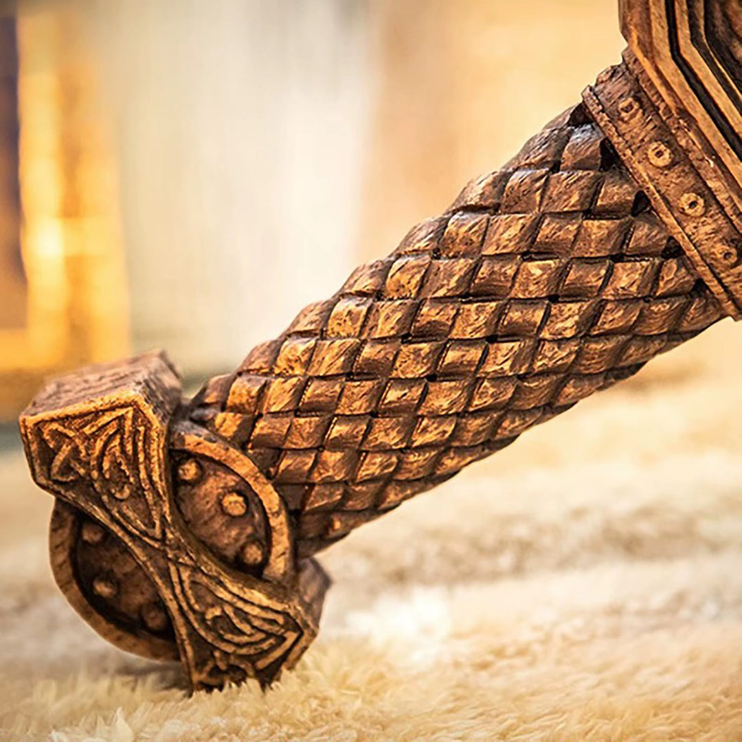 WorldNorse Viking Thor Hammer Mjolnir Resin Sculpture
