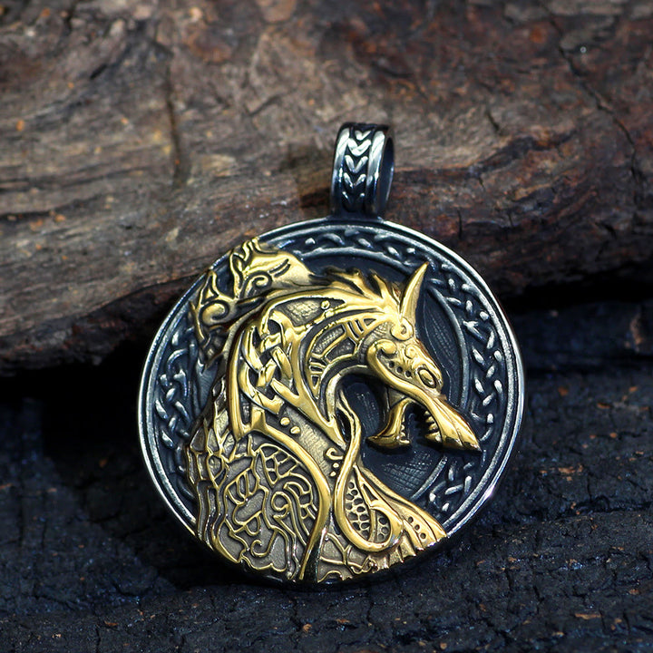 WorldNorse Jormungandr Celtic Knot Necklace