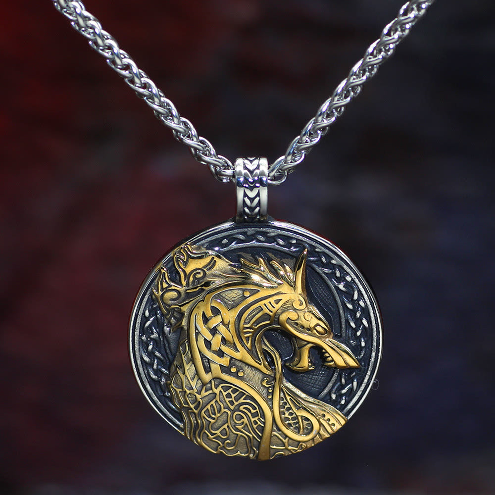 WorldNorse Jormungandr Celtic Knot Necklace - image 1