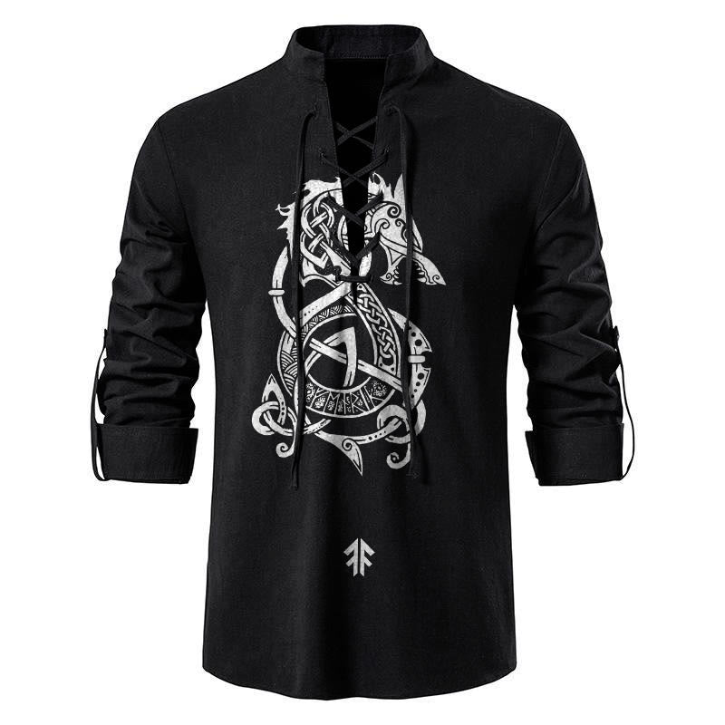 WorldNorse Norse Dragon Celtic Knot Costume Shirt