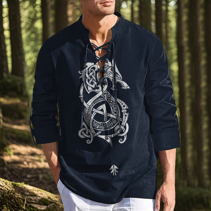 WorldNorse Norse Dragon Celtic Knot Costume Shirt