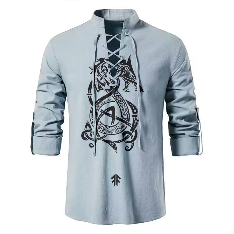 WorldNorse Norse Dragon Celtic Knot Costume Shirt