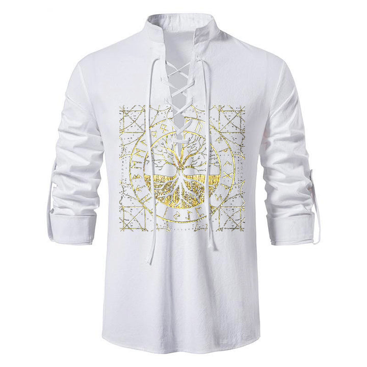 WorldNorse Tree of Life Runes Costume Shirt