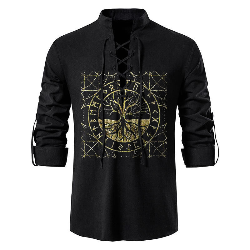 WorldNorse Tree of Life Runes Costume Shirt