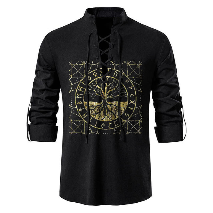 WorldNorse Tree of Life Runes Costume Shirt