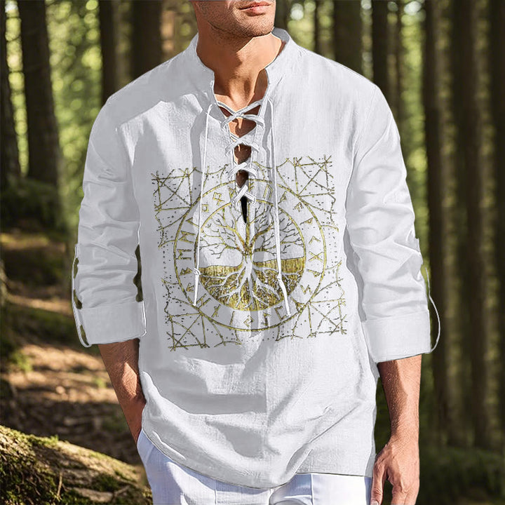 WorldNorse Tree of Life Runes Costume Shirt