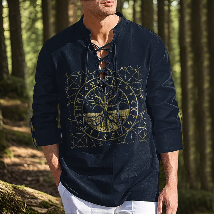 WorldNorse Tree of Life Runes Costume Shirt