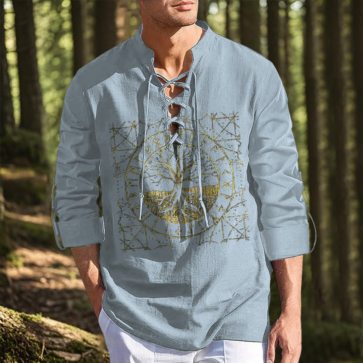 WorldNorse Tree of Life Runes Costume Shirt