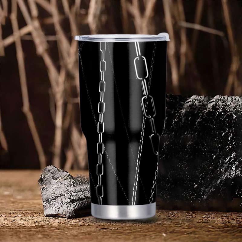 WorldNorse Viking Fenrir ls Bound By Chains Tumbler