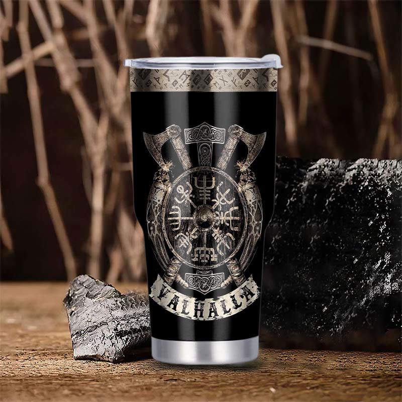 WorldNorse Beard Valhalla Norse Mythology Warrior Tumbler