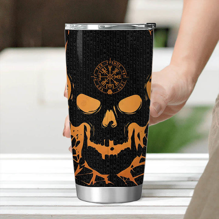 WorldNorse Vegvisir Warrior's Creed Valknut Tumbler