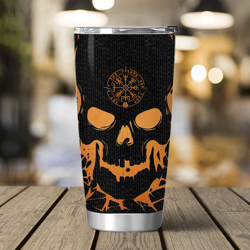 WorldNorse Vegvisir Warrior's Creed Valknut Tumbler