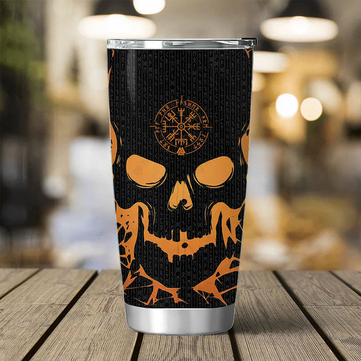 WorldNorse Vegvisir Warrior's Creed Valknut Tumbler