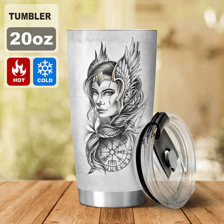WorldNorse Freya The Goddess of Love and Fertility Tumbler