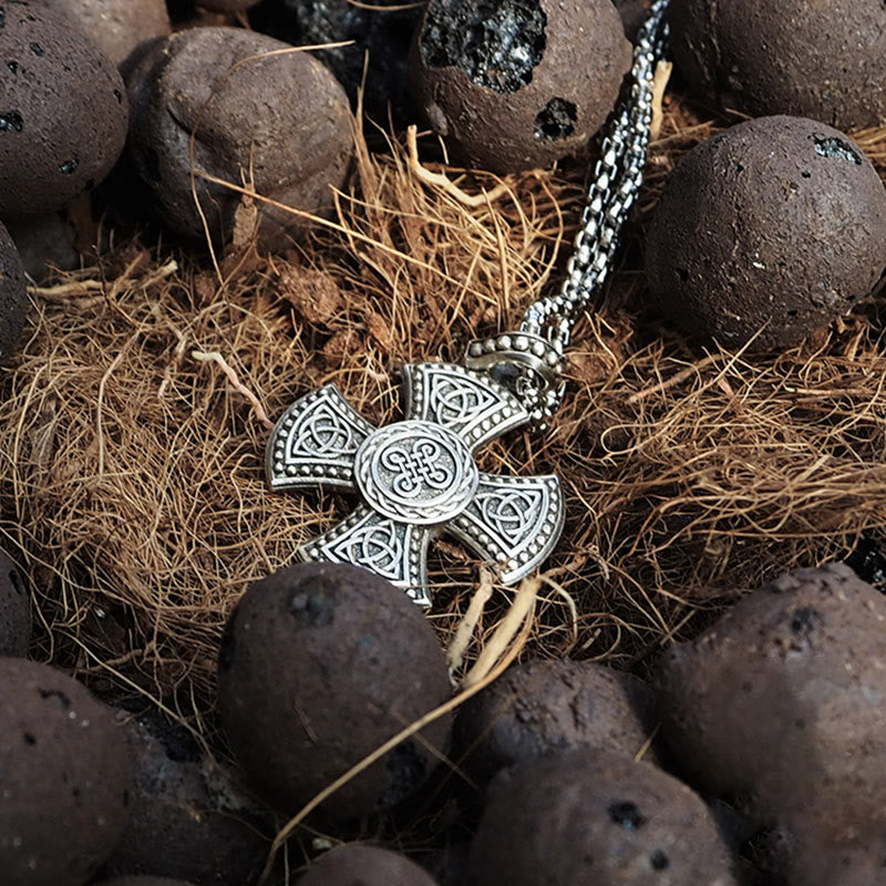 WorldNorse 925 Sterling Silver Triquetra Celtic Knot Necklace - image 2