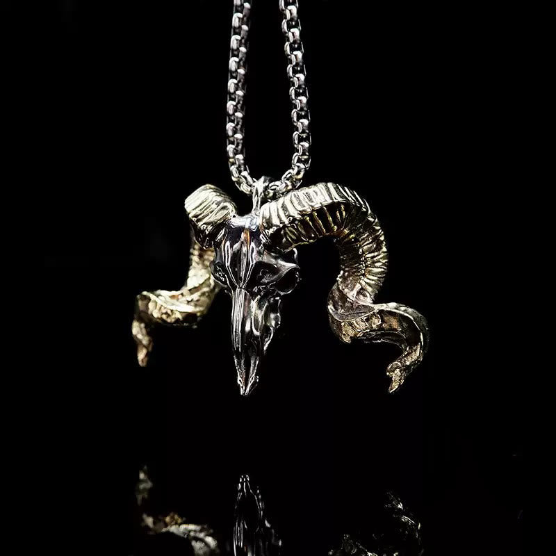 WorldNorse 925 Sterling Silver Sheep Head Necklace - image 7