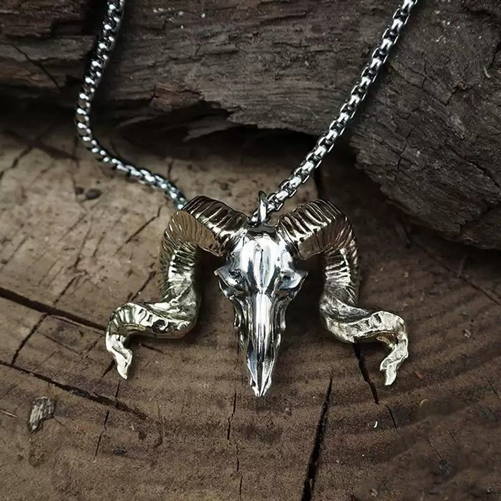 WorldNorse 925 Sterling Silver Sheep Head Necklace - image 6