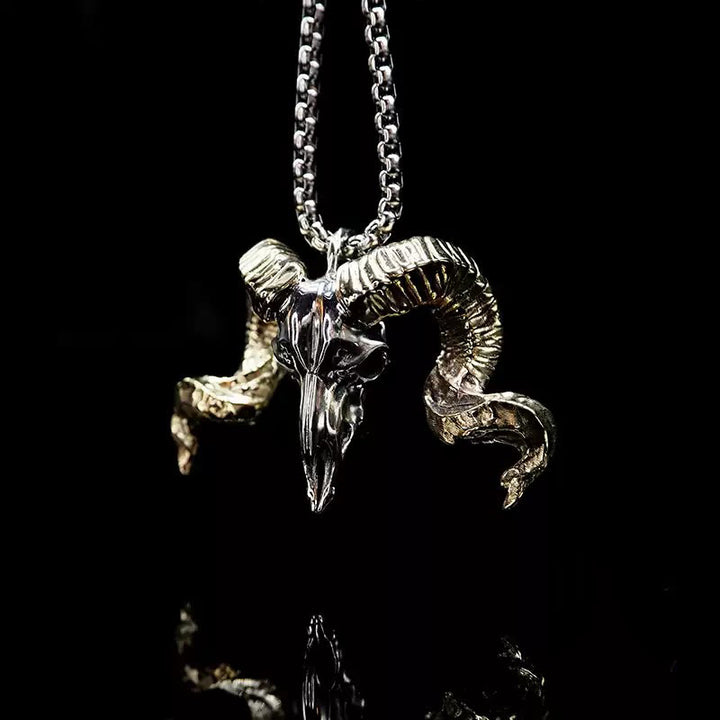 WorldNorse 925 Sterling Silver Sheep Head Necklace - image 7