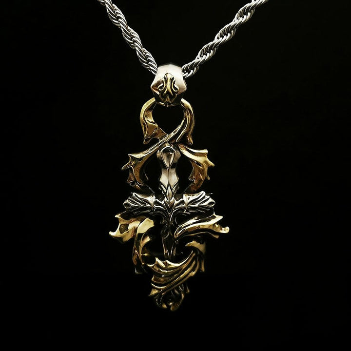 WorldNorse 925 Sterling Silver Garland Cross Necklace - Necklace - image 0