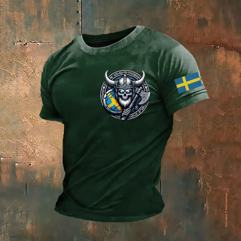 WorldNorse Viking Axe Celtic Knot T-Shirt