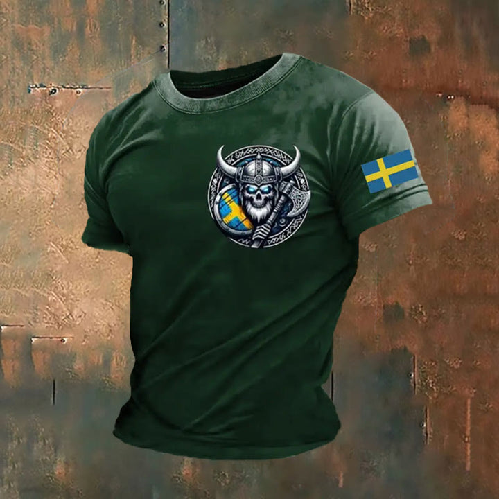 WorldNorse Viking Axe Celtic Knot T-Shirt
