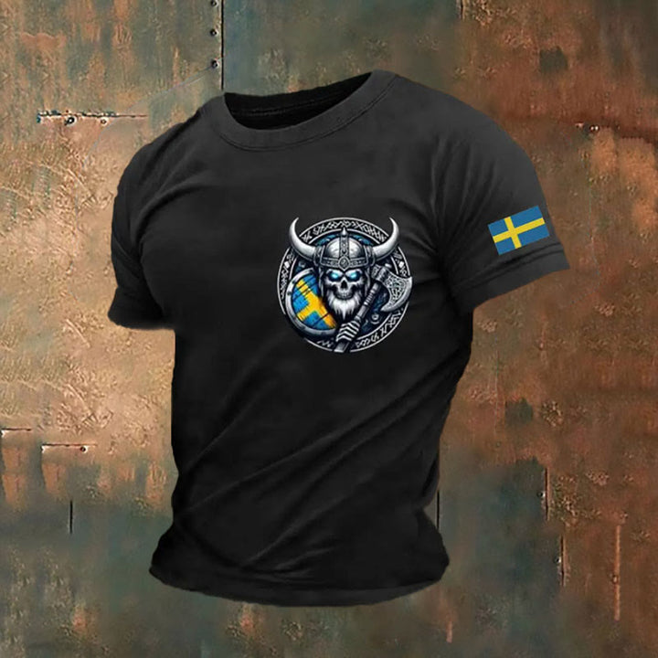 WorldNorse Viking Axe Celtic Knot T-Shirt