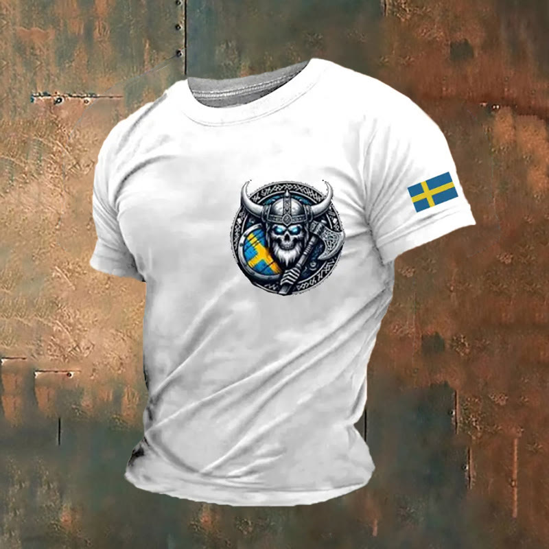 WorldNorse Viking Axe Celtic Knot T-Shirt