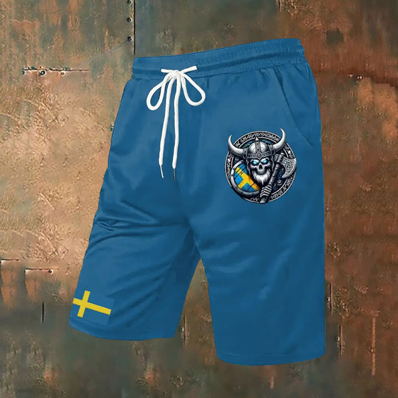 WorldNorse Viking Axe Casual Shorts