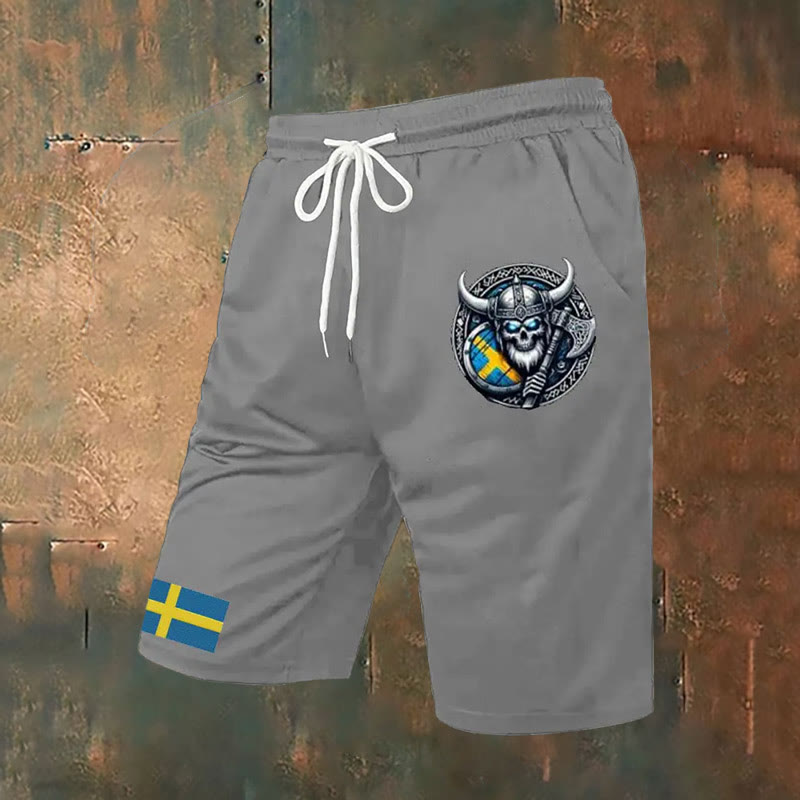WorldNorse Viking Axe Casual Shorts