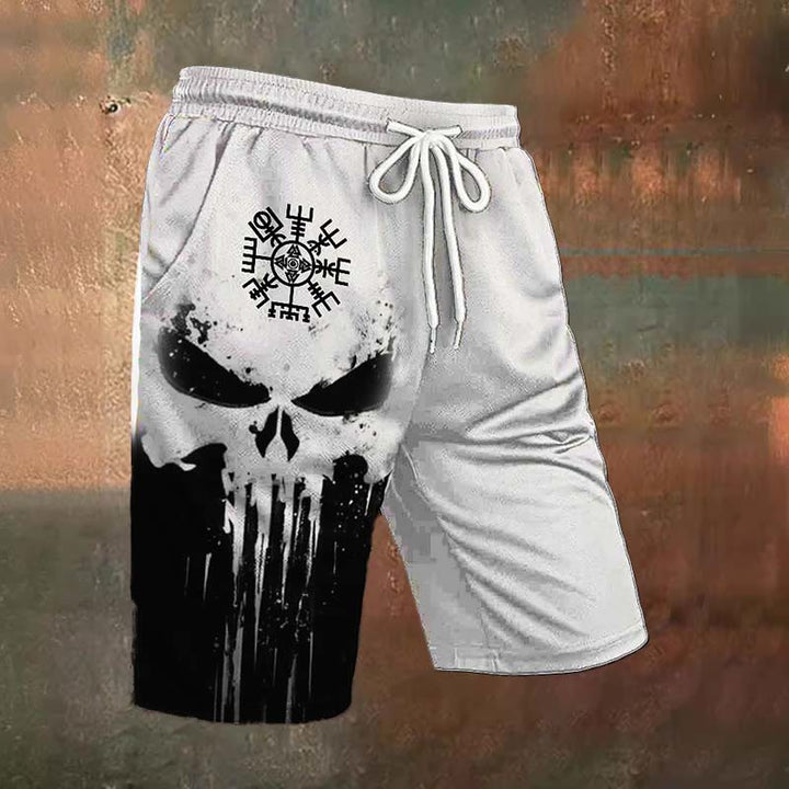 WorldNorse Viking Vegvisir Casual Shorts