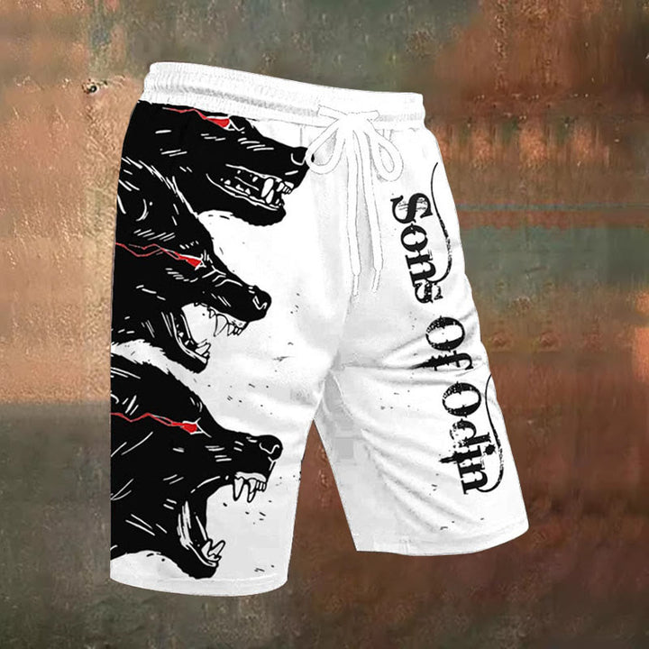 WorldNorse Wolves Son of Ordin Casual Shorts