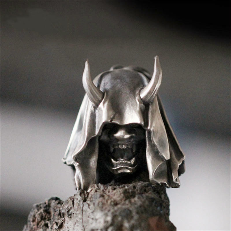 WorldNorse Gothic Demon Skull Head Necklace