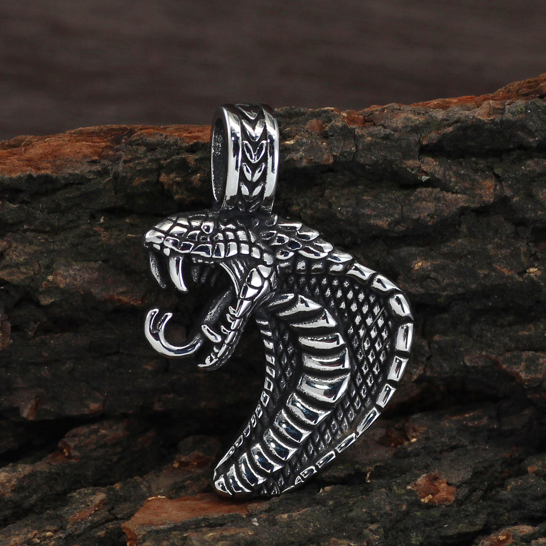WorldNorse Gothic Snake Shape Necklace - image 3