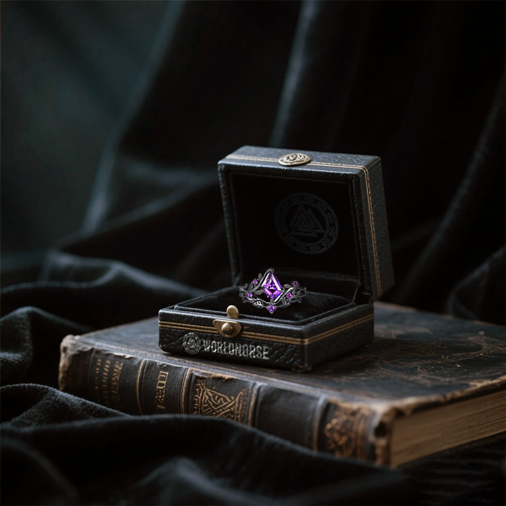 WorldNorse Noble Amethyst Overture Wisdom Ring - image 4