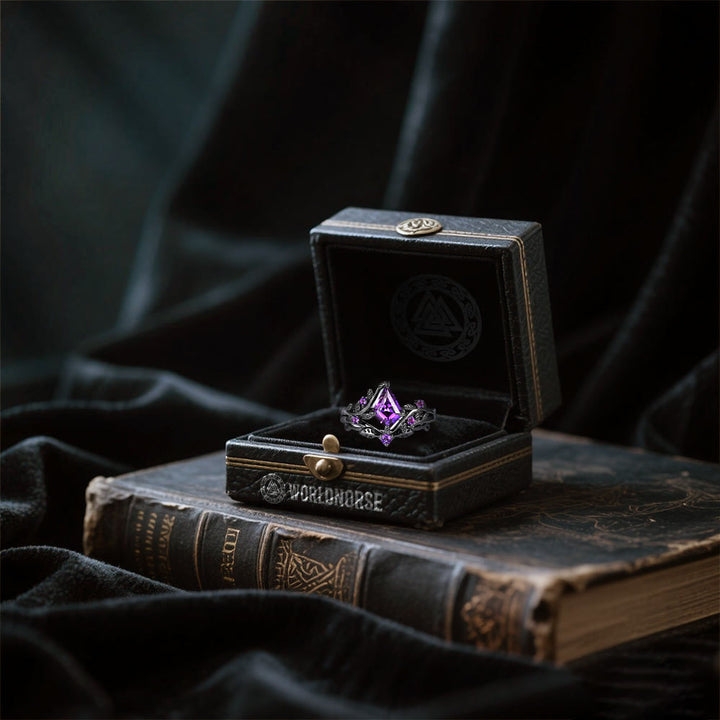 WorldNorse Noble Amethyst Overture Wisdom Ring - image 4