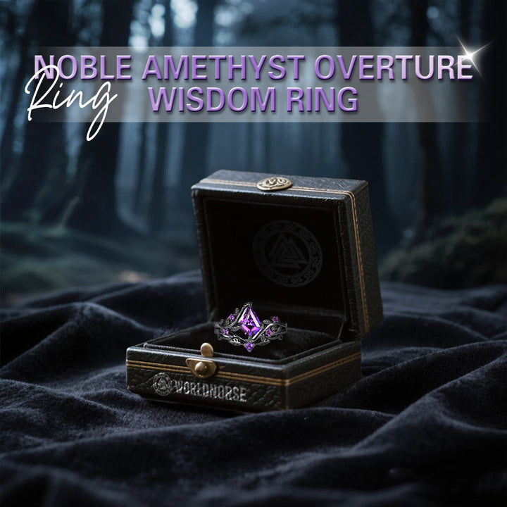 WorldNorse Noble Amethyst Overture Wisdom Ring - image 3