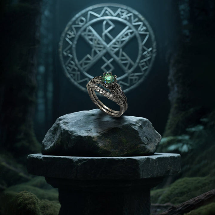 WorldNorse Forest Symphony Emerald Ring - image 5