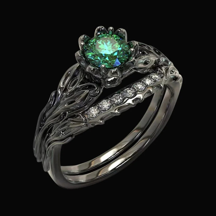 WorldNorse Forest Symphony Emerald Ring - image 1