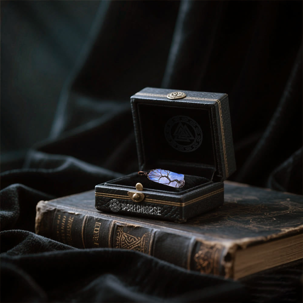 WorldNorse Yggdrasil Entwined Crystal Necklace - image 4