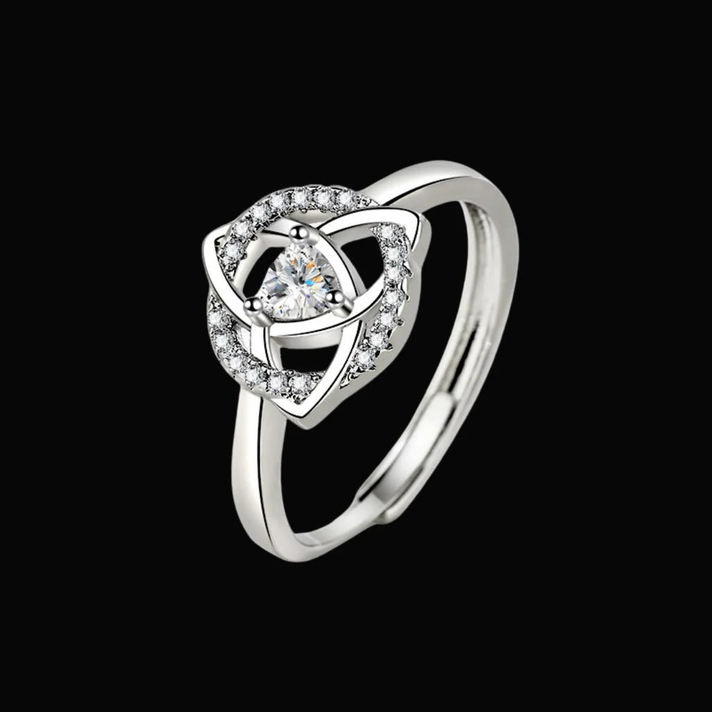 WorldNorse Unity Triquetra Ring - UK Size S (US 9) - image 0