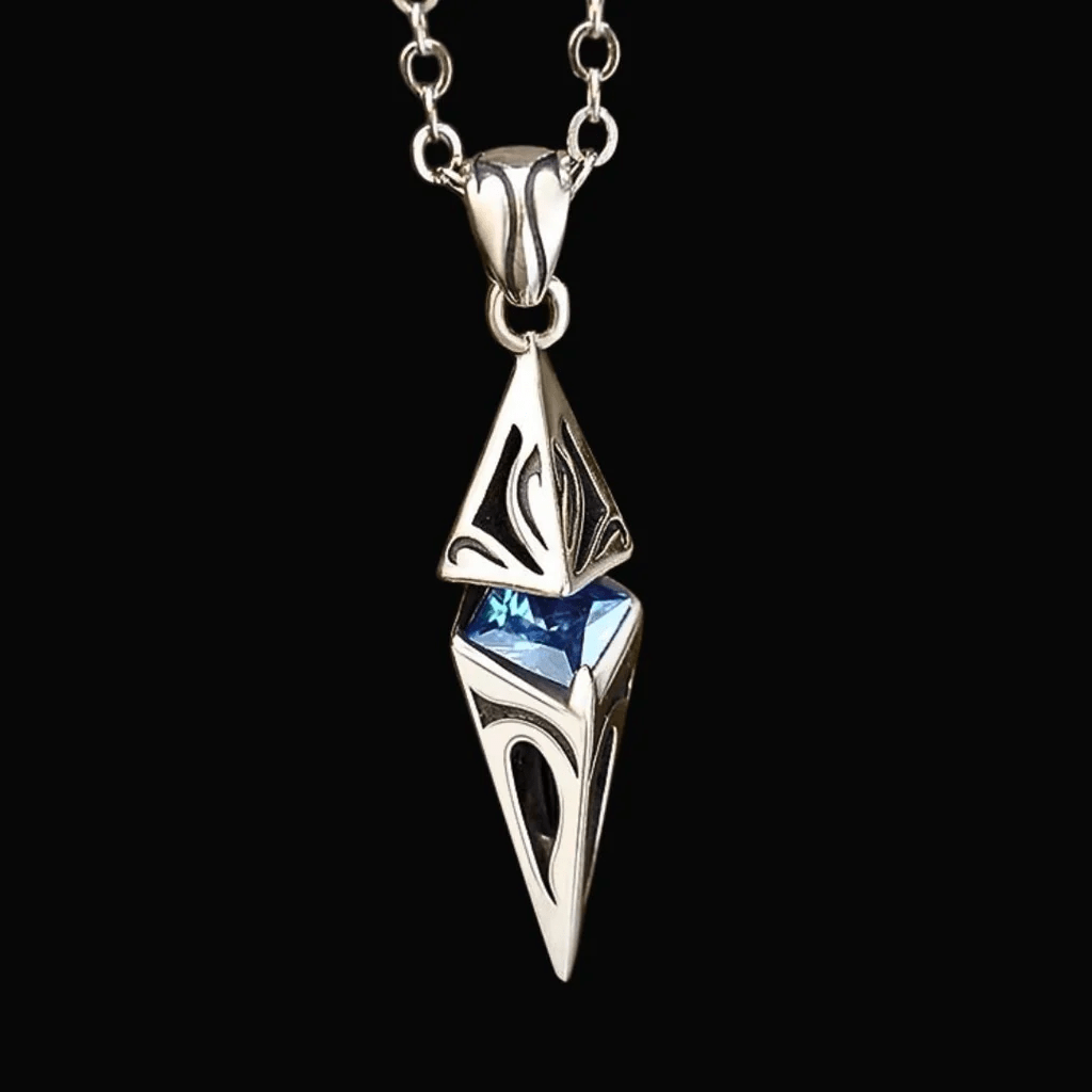 WorldNorse North Star Guidance Sapphire Pendant Necklace - Sapphire - image 0