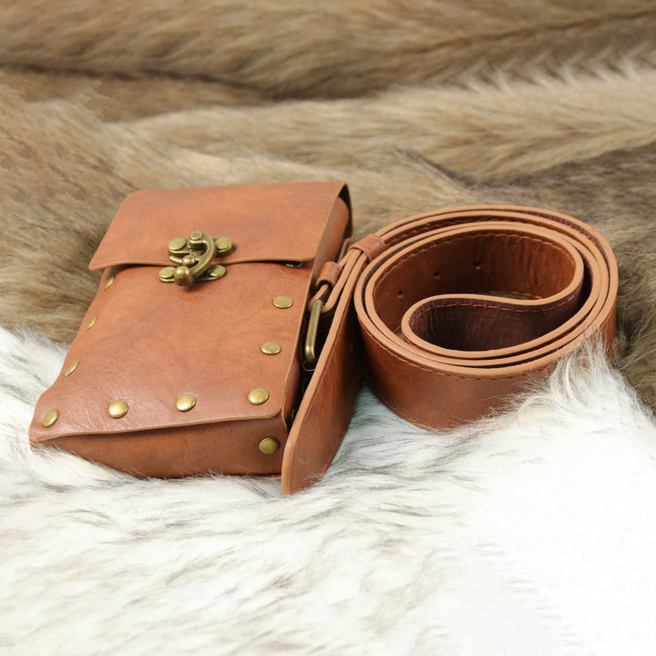 WorldNorse Vintage Fanny Pack Medieval Belt Pouch Bag