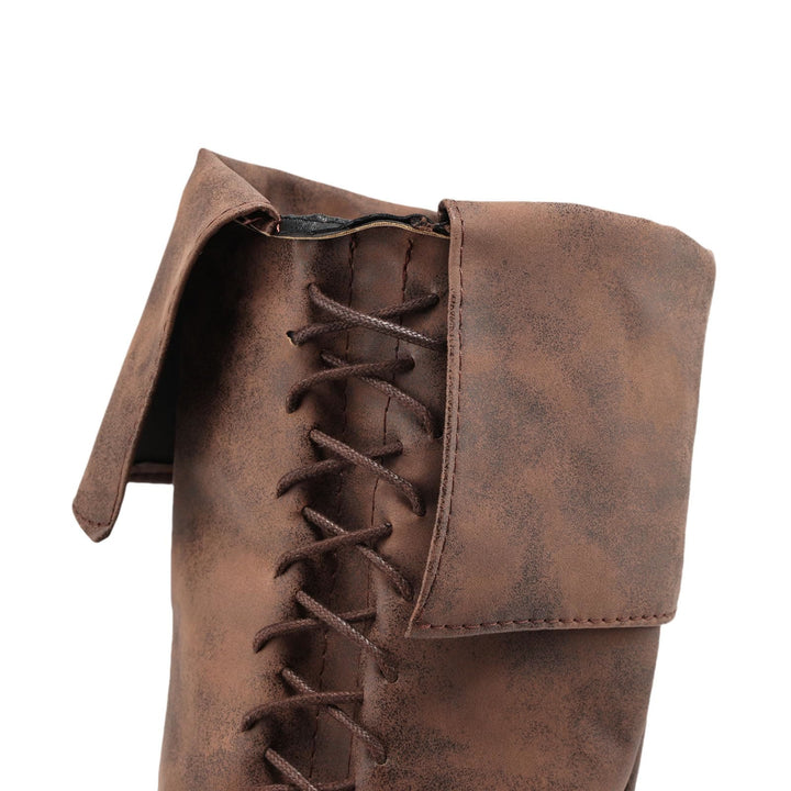 WorldNorse Viking Vintage High Calf Pirate Boots - image 11