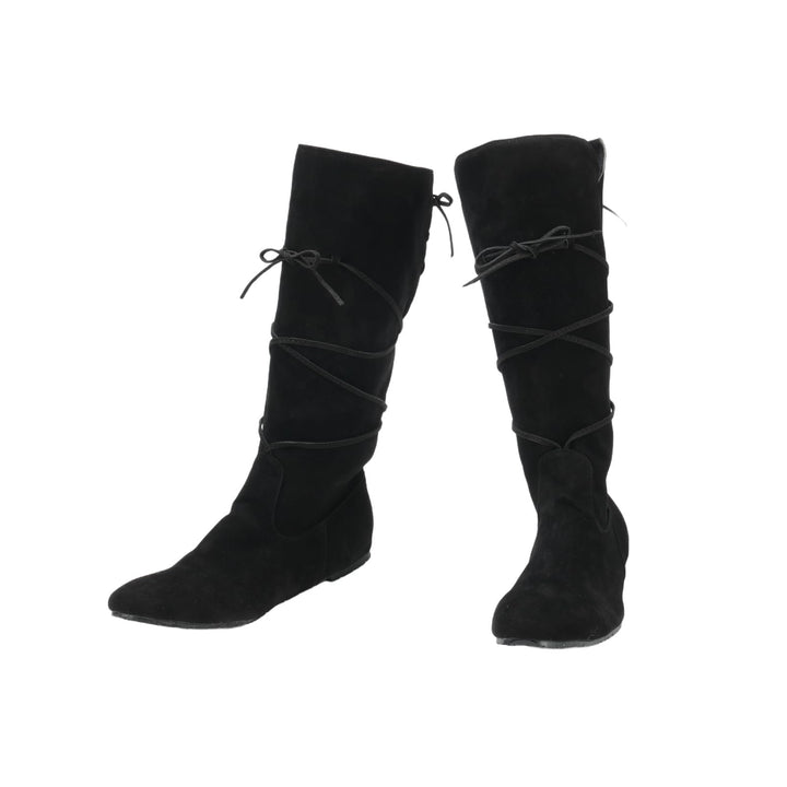 WorldNorse Medieval Leather Lace-up Boots - image 6