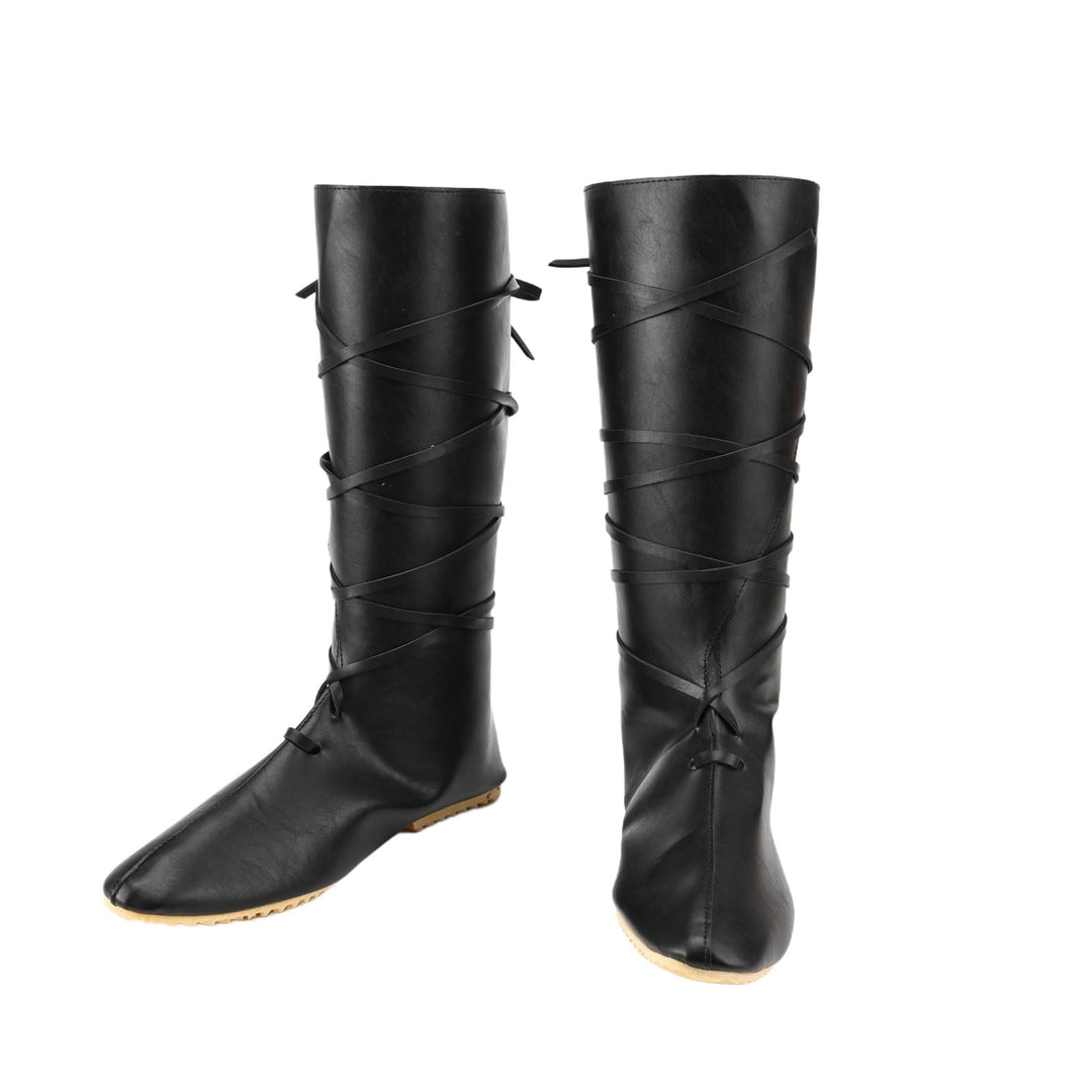 WorldNorse Women Leather Lace-up Pointed Toe Boots - image 10