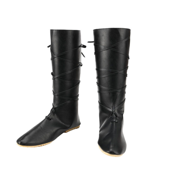 WorldNorse Women Leather Lace-up Pointed Toe Boots - image 10