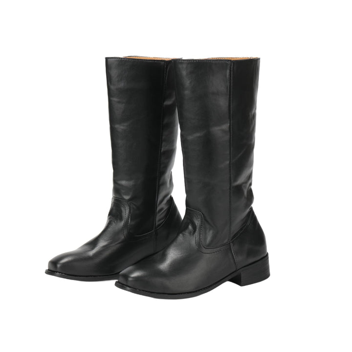 Worldnorse Women Mid Calf 60s Retro Cowboy Boots