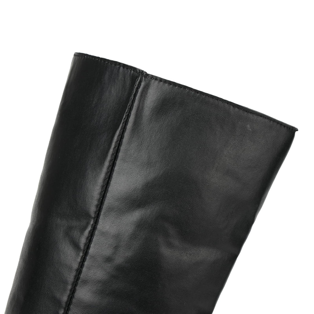 Worldnorse Women Mid Calf 60s Retro Cowboy Boots